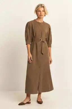 Wehkamp Expresso blousejurk bruin aanbieding
