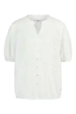 Wehkamp gardeur blouse broderie crème aanbieding