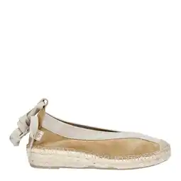 Wehkamp Shabbies Amsterdam PALMA Kimono suède espadrilles zand aanbieding