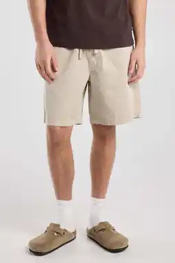 Wehkamp America Today relaxed fit casual short - beige aanbieding