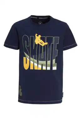 Wehkamp Me & My Monkey T-shirt donkerblauw aanbieding