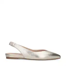 Wehkamp Manfield leren slingback loafers goud aanbieding