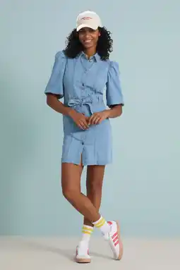 Wehkamp ONLY spijkerjurk light blue denim aanbieding
