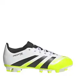 Wehkamp adidas Performance Predator Club FG/MG Sala junior voetbalschoenen wit/geel/zwart aanbieding