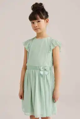 Wehkamp WE Fashion korte jurk groen aanbieding