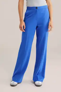 Wehkamp WE Fashion jersey highwaist pantalon aanbieding
