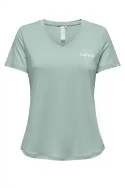 Wehkamp ONLY PLAY sport T-shirt ONPSAVE grijsblauw aanbieding