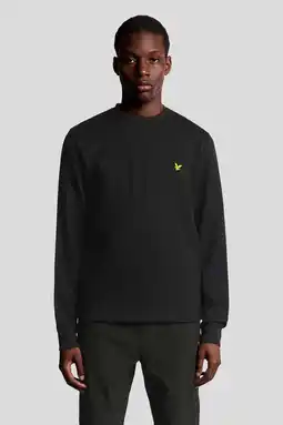 Wehkamp Lyle & Scott sweater zwart aanbieding