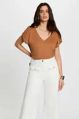 Wehkamp Morgan top camel aanbieding