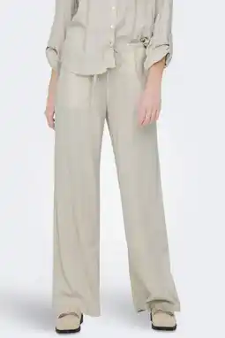Wehkamp JDY straight regularwaist casual broek taupe aanbieding