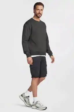 Wehkamp Anytime fleece sweater donkergrijs melange aanbieding