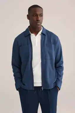 Wehkamp WE Fashion overshirt donkerblauw aanbieding