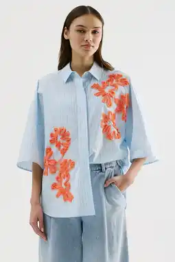 Wehkamp CKS blouse blauw aanbieding