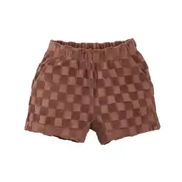 Wehkamp Z8 mini sweatshort Novan bruin aanbieding