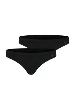 Wehkamp Bamigo string Miley met bamboe (set van 2) zwart aanbieding