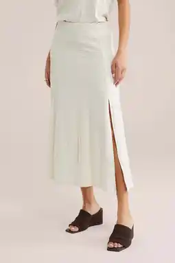 Wehkamp WE Fashion A-lijn rok ecru aanbieding