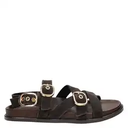 Wehkamp Nelson suède sandalen bruin aanbieding