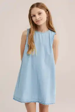 Wehkamp WE Fashion Blue Ridge korte jurk blauw aanbieding