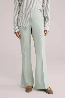 Wehkamp WE Fashion pantalon mintgroen aanbieding