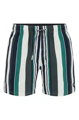 Wehkamp WE Fashion zwemshort groen/wit/zwart aanbieding