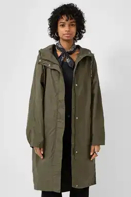 Wehkamp QS parka kaki aanbieding