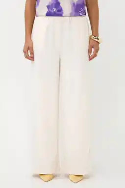 Wehkamp Ydence highwaist broek ecru aanbieding