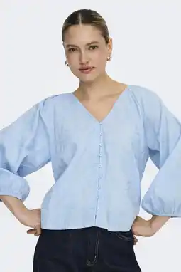 Wehkamp ONLY blouse lichtblauw aanbieding