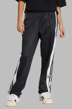 Wehkamp adidas Originals Adibreak trainingsbroek zwart/panterprint aanbieding