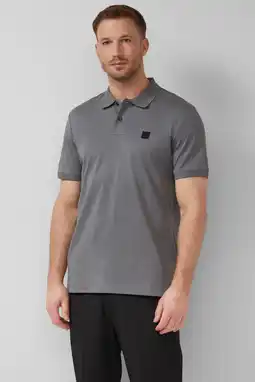 Wehkamp s.Oliver BLACK LABEL regular polo grijs aanbieding