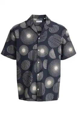 Wehkamp JACK & JONES loose casual overhemd donkerblauw aanbieding