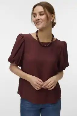 Wehkamp VERO MODA top donkerrood aanbieding