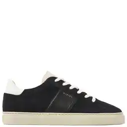 Wehkamp Nubikk Jase Morris suède sneakers donkerblauw aanbieding