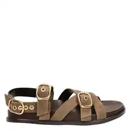 Wehkamp Nelson suède sandalen taupe aanbieding