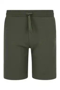 Wehkamp TYGO & vito NextGen regularwaist casual short donkergroen met textuur aanbieding