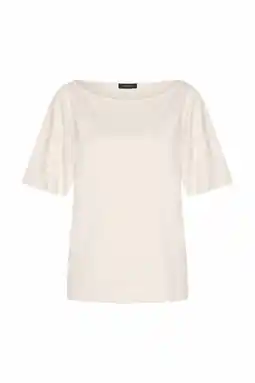 Wehkamp Claudia Sträter top ecru aanbieding