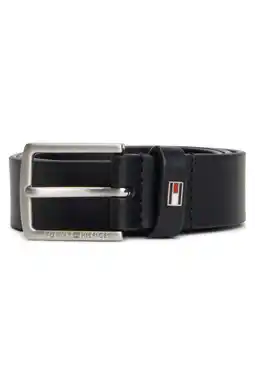 Wehkamp Tommy Hilfiger leren riem zwart aanbieding