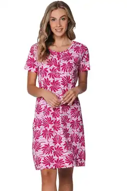 Wehkamp Rebelle nachthemd roze/fuchsia aanbieding