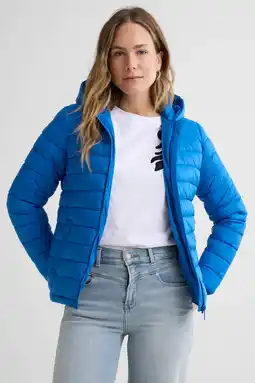 Wehkamp Cars gewatteerde jas blauw aanbieding