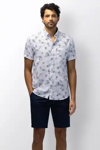 Wehkamp State of Art regular casual overhemd lichtblauw aanbieding