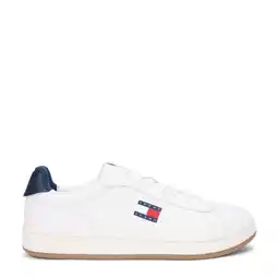 Wehkamp Tommy Jeans Archive '98 leren sneakers ecru aanbieding