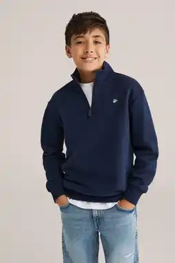 Wehkamp WE Fashion Blue Ridge sweater donkerblauw aanbieding