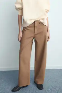 Wehkamp Mango lowwaist barrel jeans lichtbruin aanbieding