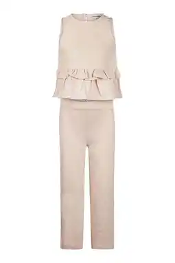 Wehkamp Koko Noko mouwloze top + broek beige aanbieding