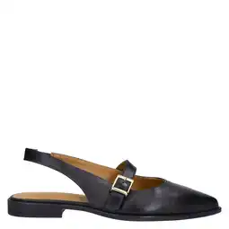 Wehkamp No Stress leren slingback loafers zwart aanbieding