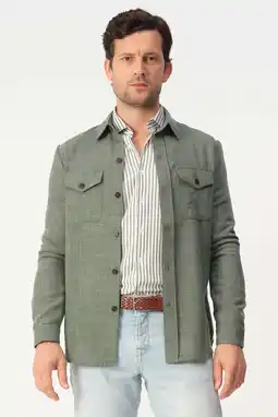 Wehkamp Campbell overshirt groen aanbieding