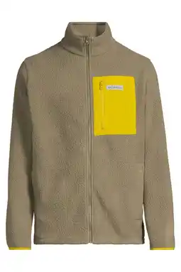 Wehkamp Columbia fleece vest groen aanbieding