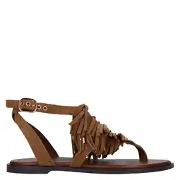 Wehkamp Manfield suède sandalen camel aanbieding