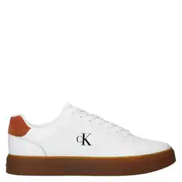 Wehkamp Calvin Klein leren sneakers wit aanbieding