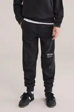 Wehkamp Salty Dog slim casual broek zwart aanbieding