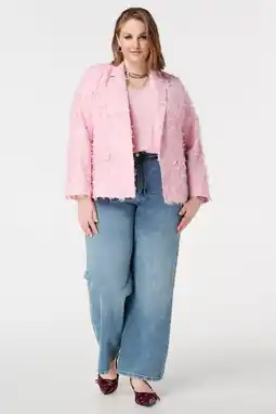 Wehkamp MS Mode regular blazer lichtroze aanbieding